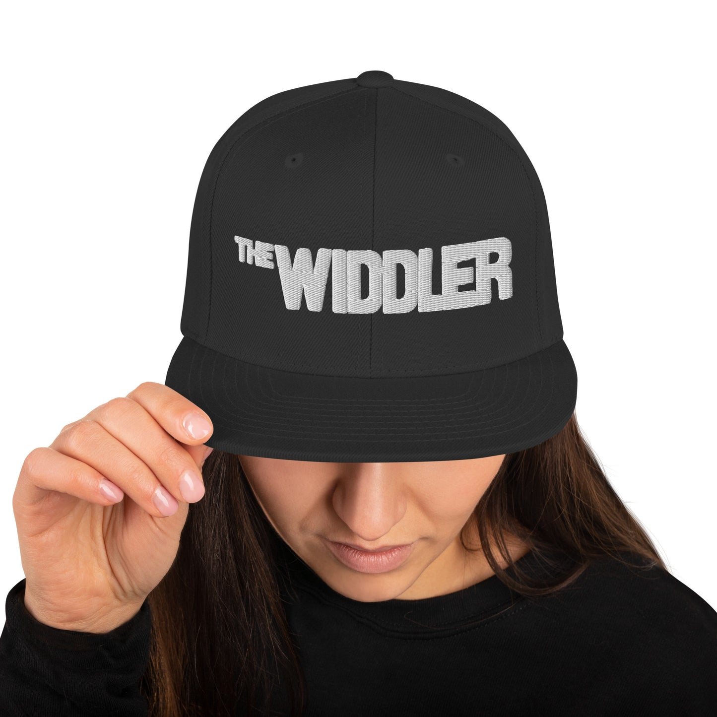 White Logo Snapback